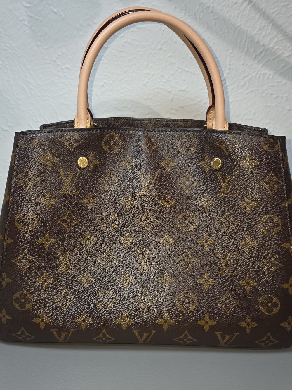 Louis Vuitton Monogram Montaigne BB Handbag-Full set